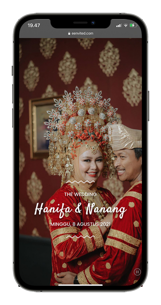 contoh undangan website paket asmara eenvited
