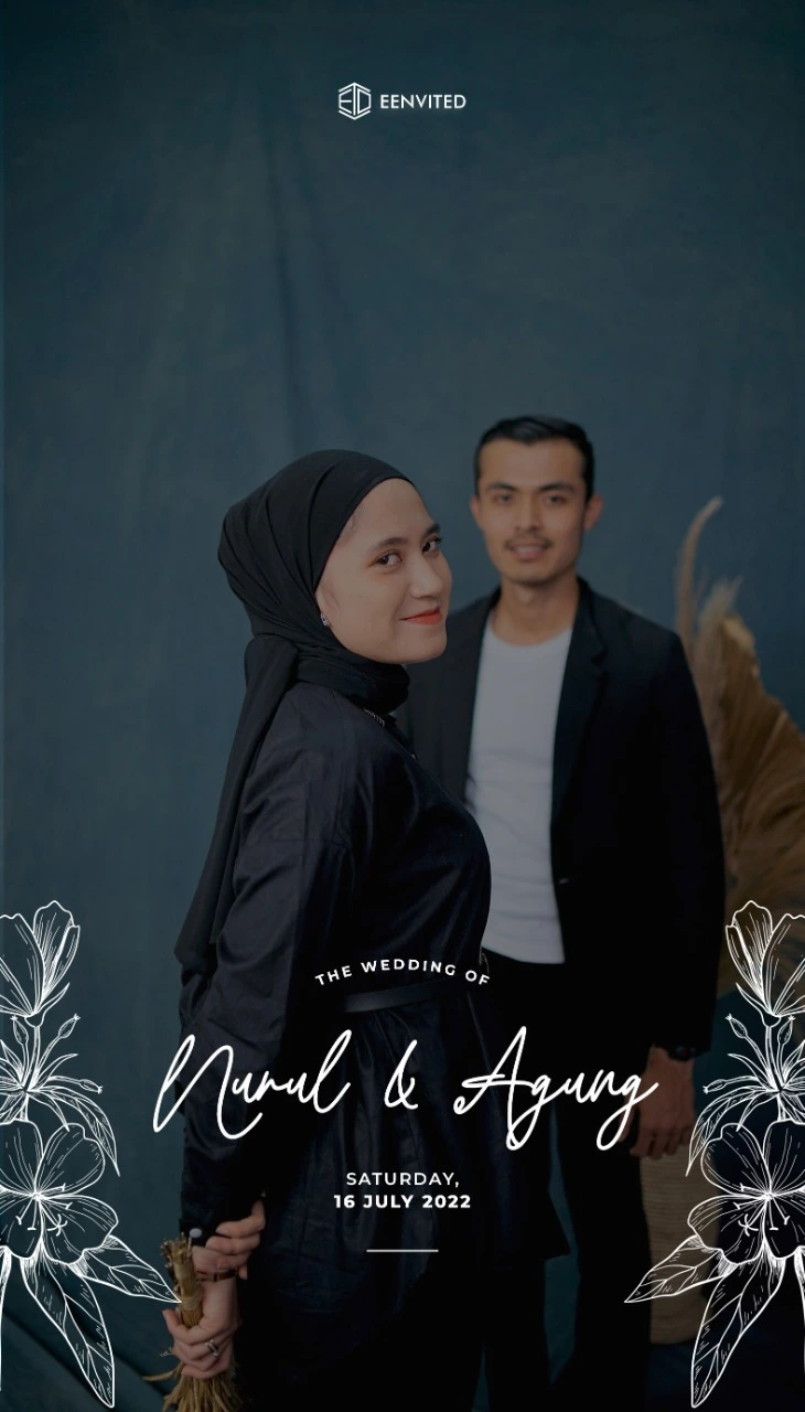 filter instagram buatan eenvited dengan motif bunga elegan